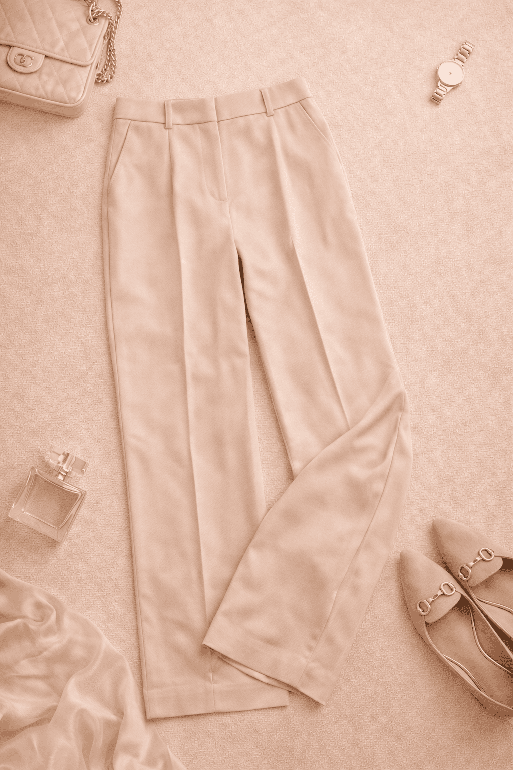Effie K. Tailored Pants “Sand”